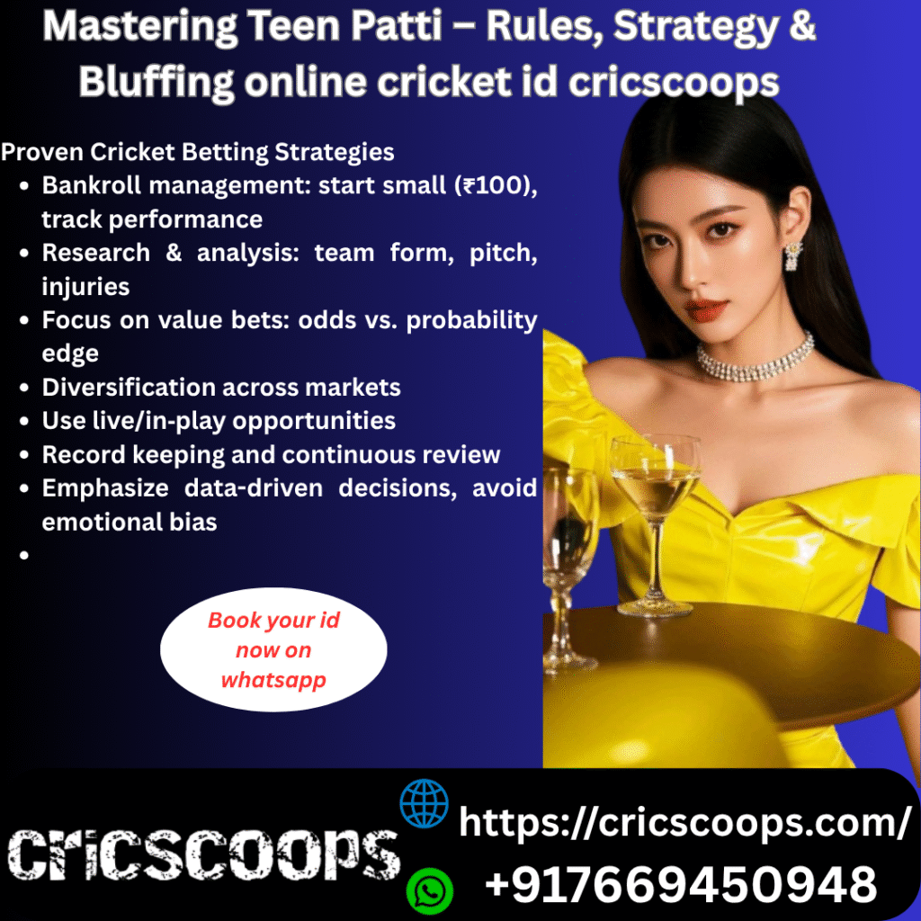 online cricket id provider cricscoops